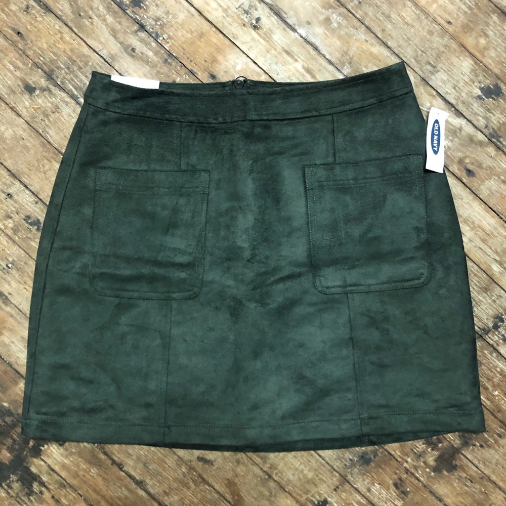NWT Old Macy Suede Skirt